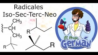 RADICALES ESPECIALES ISO SEC TERC Y NEO EN NOMENCLATURA ORGÁNICA  Química Profe Germán [upl. by Adriel130]