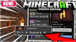 NEU HYPIXEL IN MCPE 2020 116  Minecraft Bedrock Pocket Edition Windows 10 Xbox PS4 [upl. by Sheeb452]