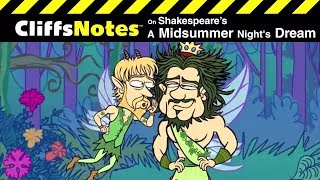 Shakespeares A MIDSUMMER NIGHTS DREAM  CliffsNotes Video Summary [upl. by Yeliak700]