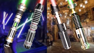 Comparing Galaxys Edge Legacy and Savis Workshop Lightsabers [upl. by Kamilah]