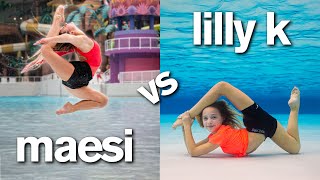 LILLY vs MAESI WATER PARK CHALLENGE Insane [upl. by Delacourt162]