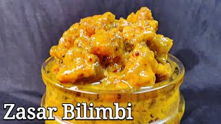 Zasar Bilimbi Mauricien  Bilimbi Achar Recipe Pickle [upl. by Eednarb]