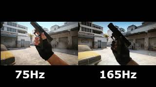 75Hz vs 165Hz Test Refresh Rate [upl. by Jerrilee]