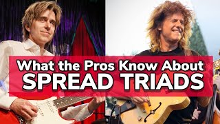 What the Pros Know About SPREAD TRIADS  Lesson [upl. by Nylassej]