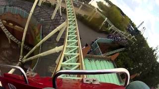 Thorpe Park  Colossus front seat on ride POV 1080p wide angle [upl. by Ednil]