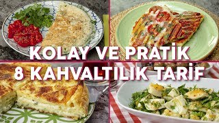 Kolay ve Pratik 8 Kahvaltılık Tarif Seç Beğen  Yemek Tarifleri [upl. by Corny243]