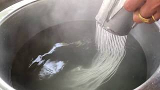 Thai Rice Flour Noodles Recipe [upl. by Aihsem]