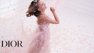 Natalie Portman for Miss Dior Rose N’Roses the new fragrance [upl. by Aihsiym]