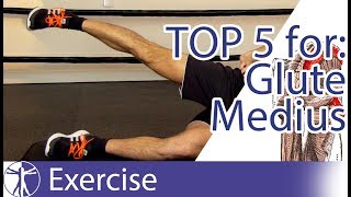 Top 5 Gluteus Medius Exercises [upl. by Aihsenyt]