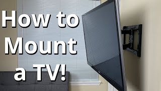 How to Properly Mount a TV to a Wall Step by Step [upl. by Let]