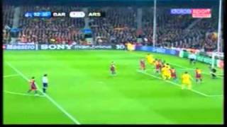 Barcelona vs Arsenal 31 Champions League HIGHLIGHTS 20102011  382011 [upl. by Nevile204]