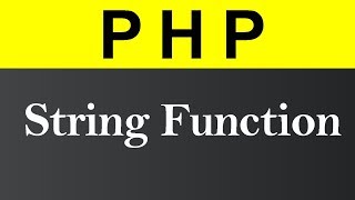 String Functions in PHP Hindi [upl. by Sevik]