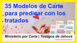 💌 35 Modelos de Cartas JW 💌 para usar los Tratados en el Ministerio ✉️ [upl. by Hennebery]