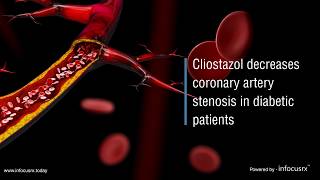 Cliostazol decreases coronary artery stenosis in diabetic patients [upl. by Arlette]