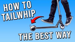 HOW TO TAILWHIP ON A SCOOTER  BEST WAY [upl. by Aiekam]