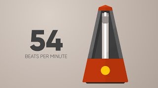 54 BPM Metronome [upl. by Pettifer]