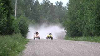 Raptor 700r VS LTR 450 [upl. by Retrac]