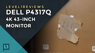 Dell P4317Q Monitor Review [upl. by Cristen]