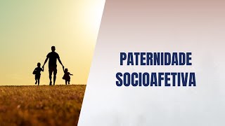 Paternidade socioafetiva [upl. by Eanal891]