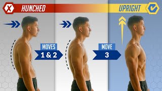 The Easiest Way To Fix Your Posture At Home Just 3 Exercises [upl. by Shell84]