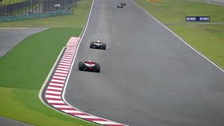 Olav Mol  F1 2007 China  Hamilton crasht bij het inrijden van de pitlane [upl. by Mehs]