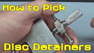 791 How to Pick Disc Detainer Locks [upl. by Pascha]