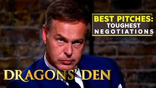 Best Pitches 4 of the Toughest Negotiations  Dragons Den [upl. by Ingrim309]