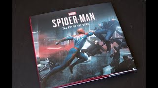 book flip Marvels SpiderMan The Art of the Game [upl. by Lecirg]