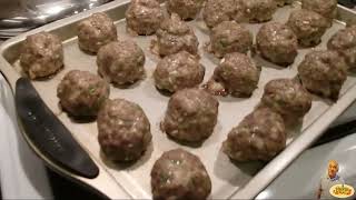 Meatball Recipe  Chef Pasquale [upl. by Kitty750]