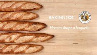 How to shape a baguette [upl. by Teemus]