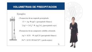 Volumetrías de precipitación   UPV [upl. by Sculley]