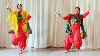 Dance on Long Gavaiyan  Asa Nu Maan Watna Da  Harbhajan Mann  Neeru Bajwa  Gidha  Dance [upl. by Hacissej]