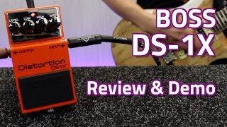 Boss DS1X vs DS1 Distortion  Review Demo amp Comparison [upl. by Anileda252]