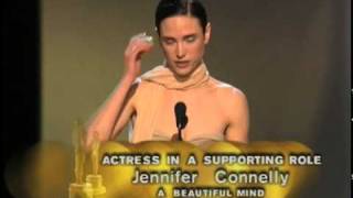 Jennifer Connelly Wins Best Supporting Actress  74th Oscars 2002 [upl. by Groos]