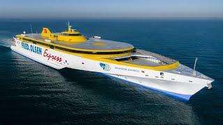 WORLD’S FIRST AND LARGEST HIGH SPEED PASSENGER TRIMARAN FERRY [upl. by Connie]