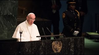 Mensaje ambiental del Papa en la ONU [upl. by Cinomod424]