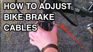 How to Tighten Bike Brake Cables [upl. by Lachlan807]