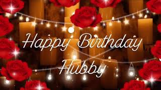 Happy birthday to my hubbyhubby birthday wishesbirthday wishes for husband [upl. by Oiralednac]