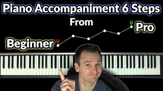 Piano Accompaniment 6 Steps from Beginner to Pro [upl. by Cyna]