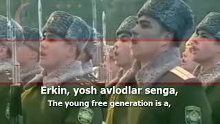 National Anthem of Uzbekistan  quotOʻzbekiston Respublikasining Davlat Madhiyasiquot [upl. by Nired772]