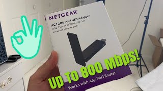 NETGEAR USB WIFI Adapter Unboxing Review And Installation [upl. by Whitebook265]