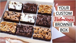 Custom Brownie Box using 1 Base Recipe [upl. by Gorga]