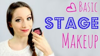 Basic Stage Makeup Tutorial [upl. by Hambley857]