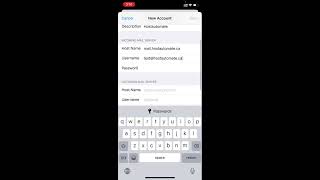 How to set up an IMAP  POP email account on the iPhone [upl. by Eedna]