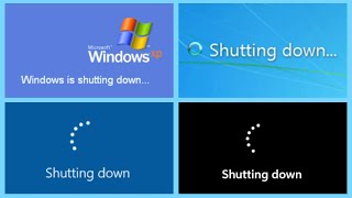 Windows Shutdown Screens Windows 11 Included [upl. by Carson]