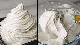 How To Whip Cream  Stiff Peaks Whipped Cream  How To Make Whipped Cream  Yummy [upl. by Adnawal]