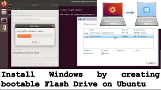 Remove Ubuntu and Install Windows using Flash Drive [upl. by Gibbons692]