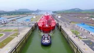 Transits Through Expanded Panama Canal September [upl. by Timms250]