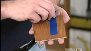 ThermaTru Doors  DIY Door Staining  Glenbrook U [upl. by Berne]