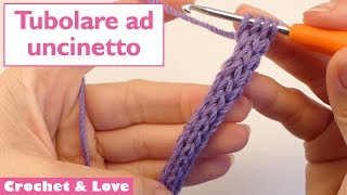 Tutorial cordoncino tubolare ad uncinetto  icord [upl. by Nehepts473]